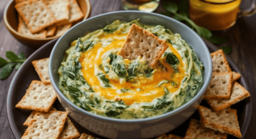 side dishes - cheesy spinach